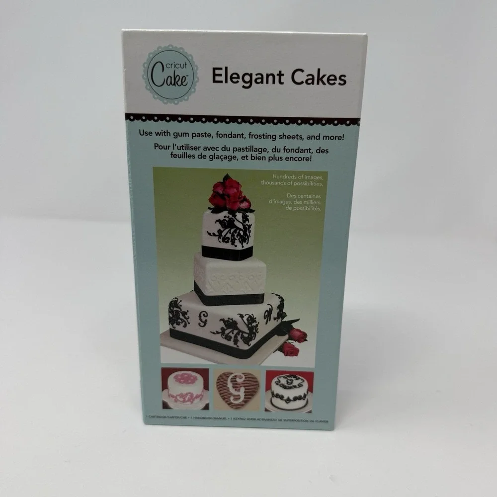 Cricut Cake ELEGANT CAKES Cartridge Wedding Keyboard Booklet